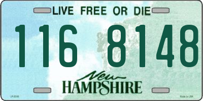 NH license plate 1168148