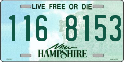 NH license plate 1168153