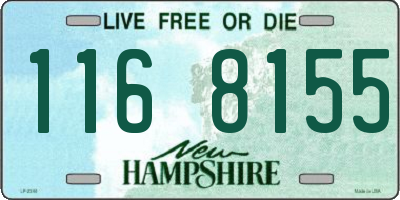 NH license plate 1168155