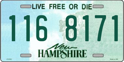 NH license plate 1168171