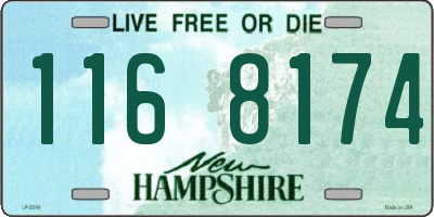NH license plate 1168174
