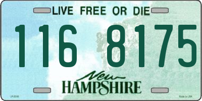 NH license plate 1168175