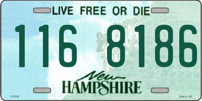 NH license plate 1168186