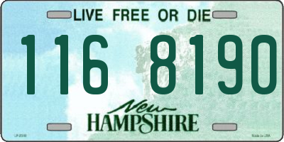 NH license plate 1168190