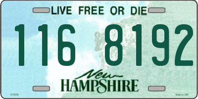 NH license plate 1168192