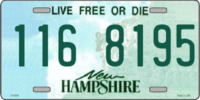 NH license plate 1168195