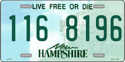 NH license plate 1168196