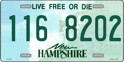 NH license plate 1168202