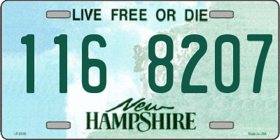NH license plate 1168207