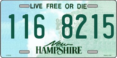 NH license plate 1168215