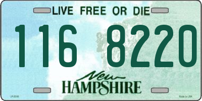 NH license plate 1168220