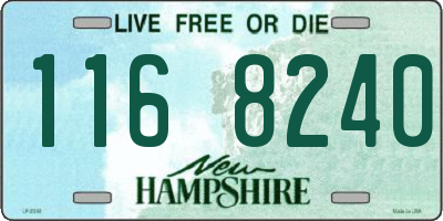 NH license plate 1168240