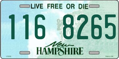 NH license plate 1168265