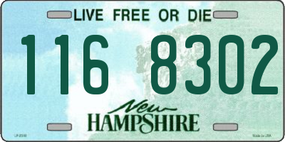 NH license plate 1168302