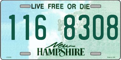 NH license plate 1168308