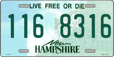 NH license plate 1168316