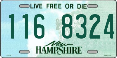 NH license plate 1168324