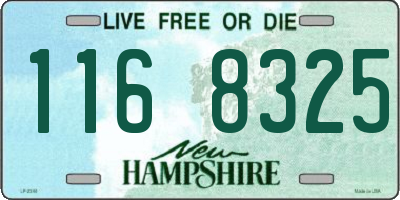 NH license plate 1168325