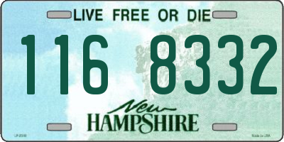 NH license plate 1168332
