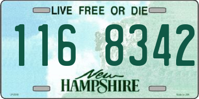 NH license plate 1168342