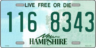 NH license plate 1168343