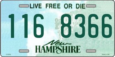 NH license plate 1168366