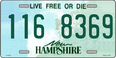 NH license plate 1168369
