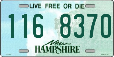 NH license plate 1168370