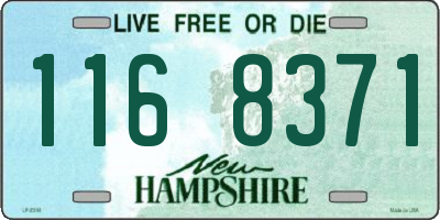 NH license plate 1168371