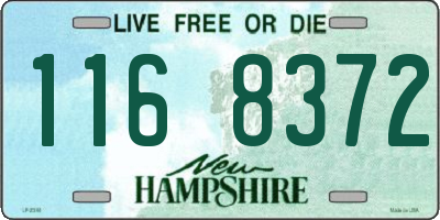 NH license plate 1168372