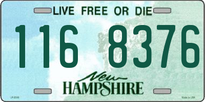 NH license plate 1168376