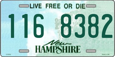 NH license plate 1168382