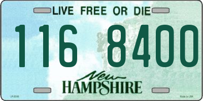 NH license plate 1168400