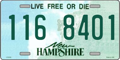 NH license plate 1168401