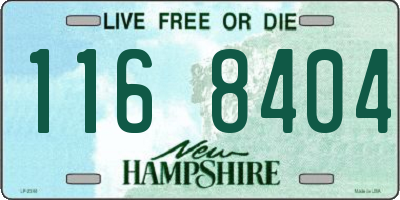 NH license plate 1168404