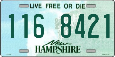 NH license plate 1168421