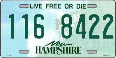 NH license plate 1168422
