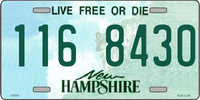 NH license plate 1168430