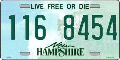 NH license plate 1168454