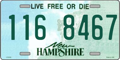 NH license plate 1168467
