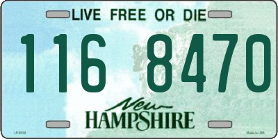 NH license plate 1168470
