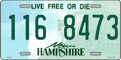 NH license plate 1168473