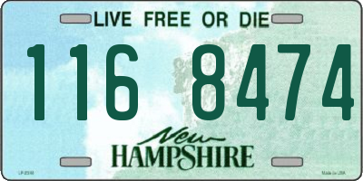 NH license plate 1168474
