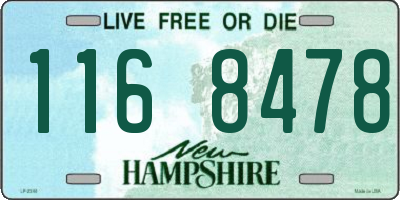 NH license plate 1168478