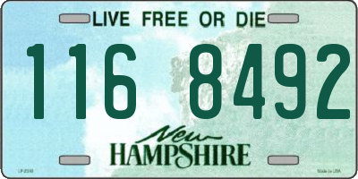 NH license plate 1168492