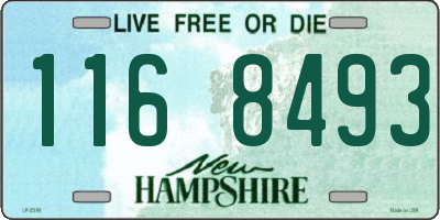 NH license plate 1168493