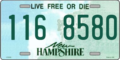 NH license plate 1168580
