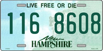 NH license plate 1168608