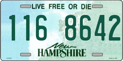 NH license plate 1168642