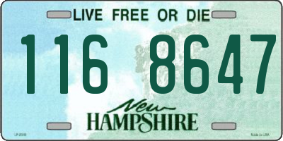 NH license plate 1168647